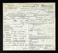 Seamans, William G. (Death Cert.)